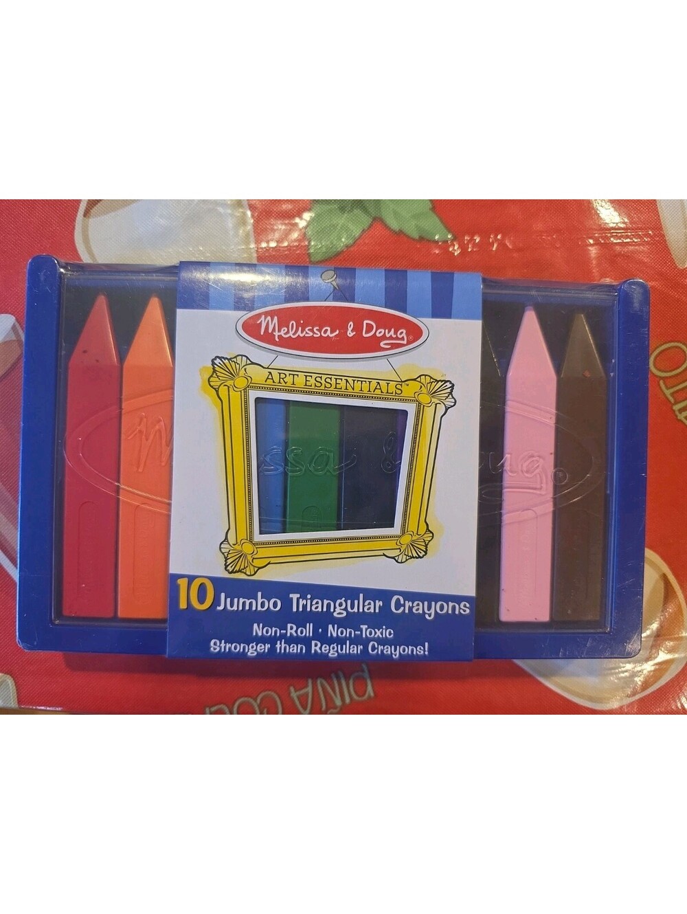 Jumbo Triangular Crayons (10 Pc): Arts & Crafts - Supplies